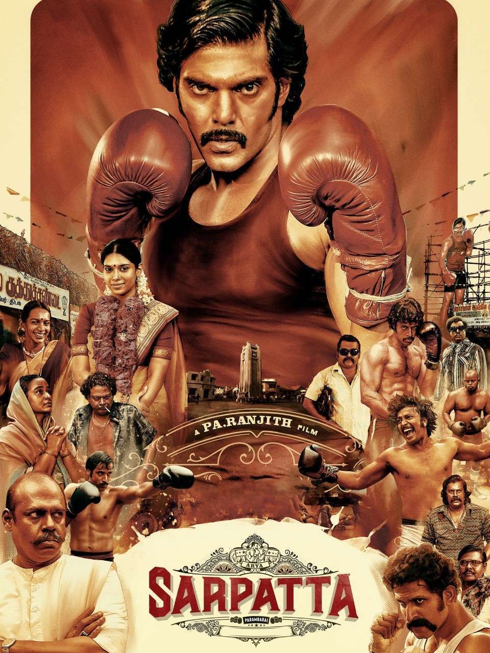 Sarpatta Parambarai (2021) Dual Audio [Hindi + Tamil] Full Movie HDRip