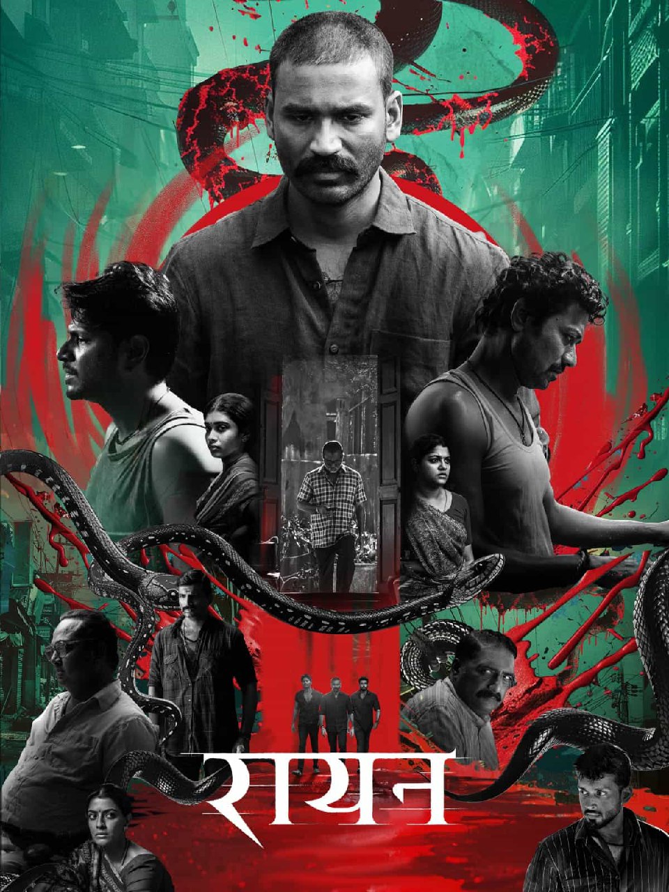 Raayan (2024) Dual Audio [Hindi + Tamil] Full Movie HD